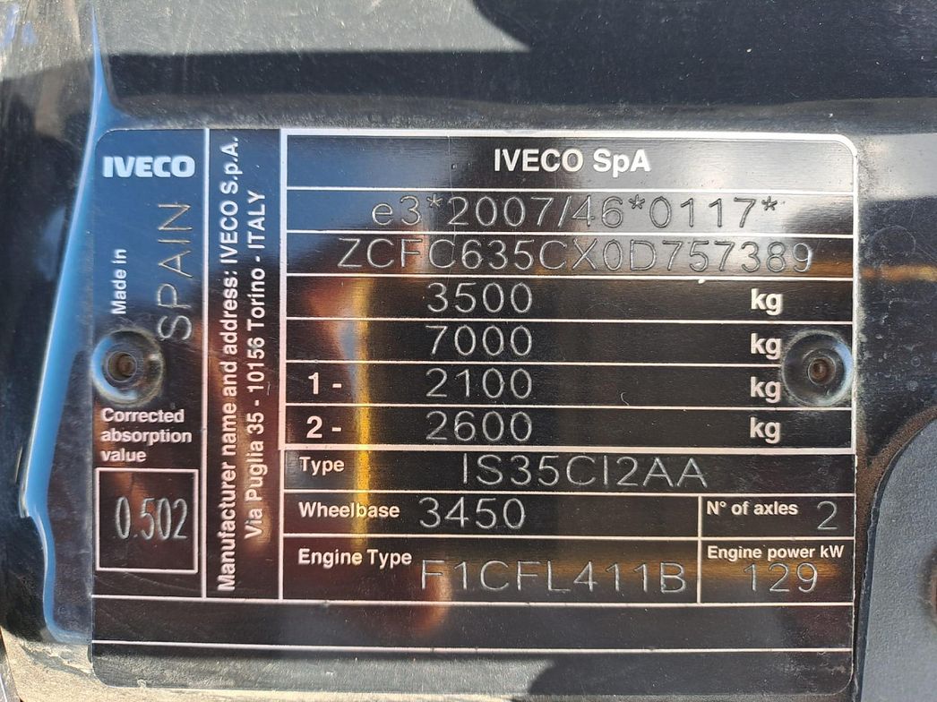 IVECO | 35C18H