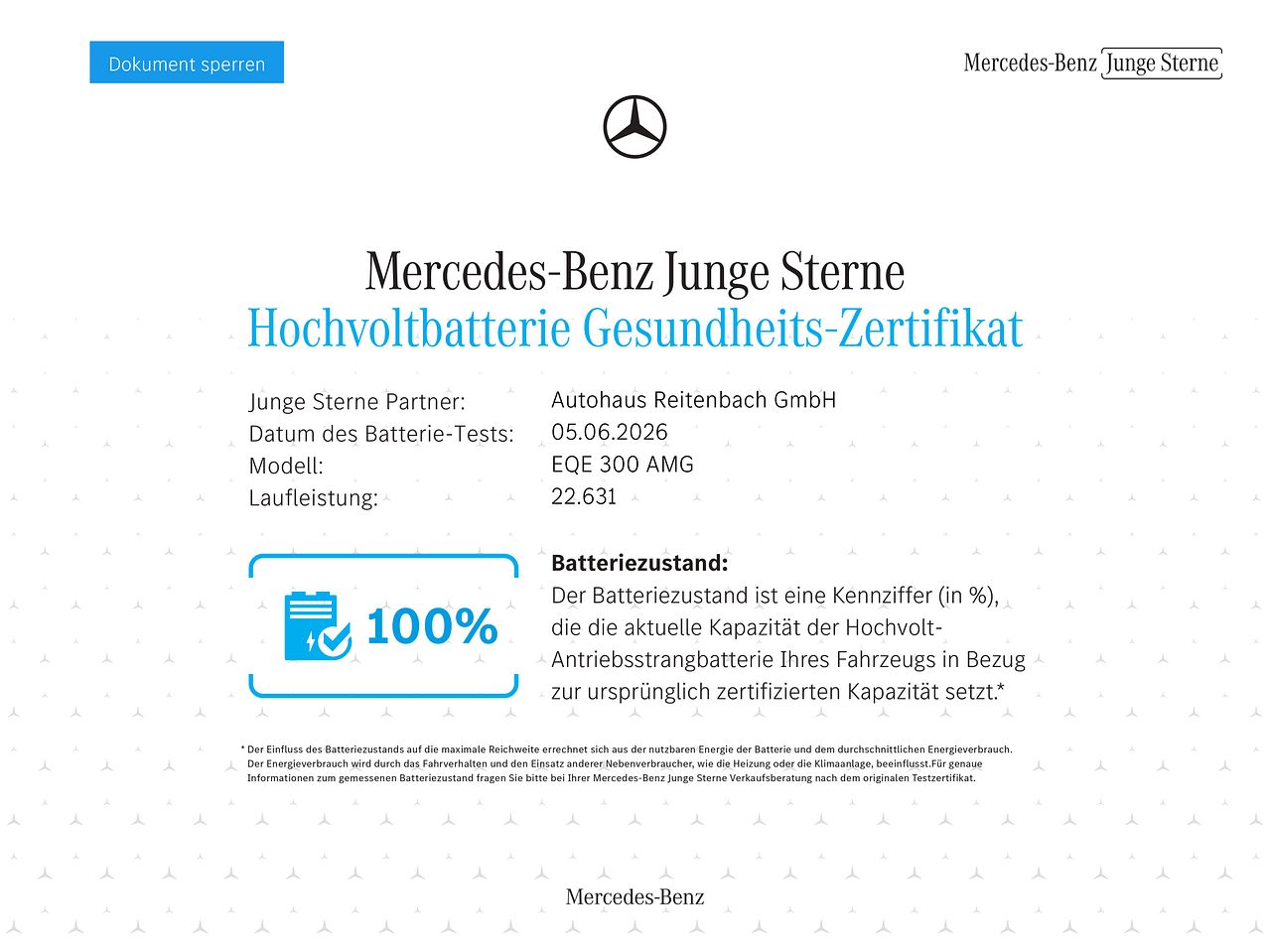 Batteriezertifikat 1 / 1