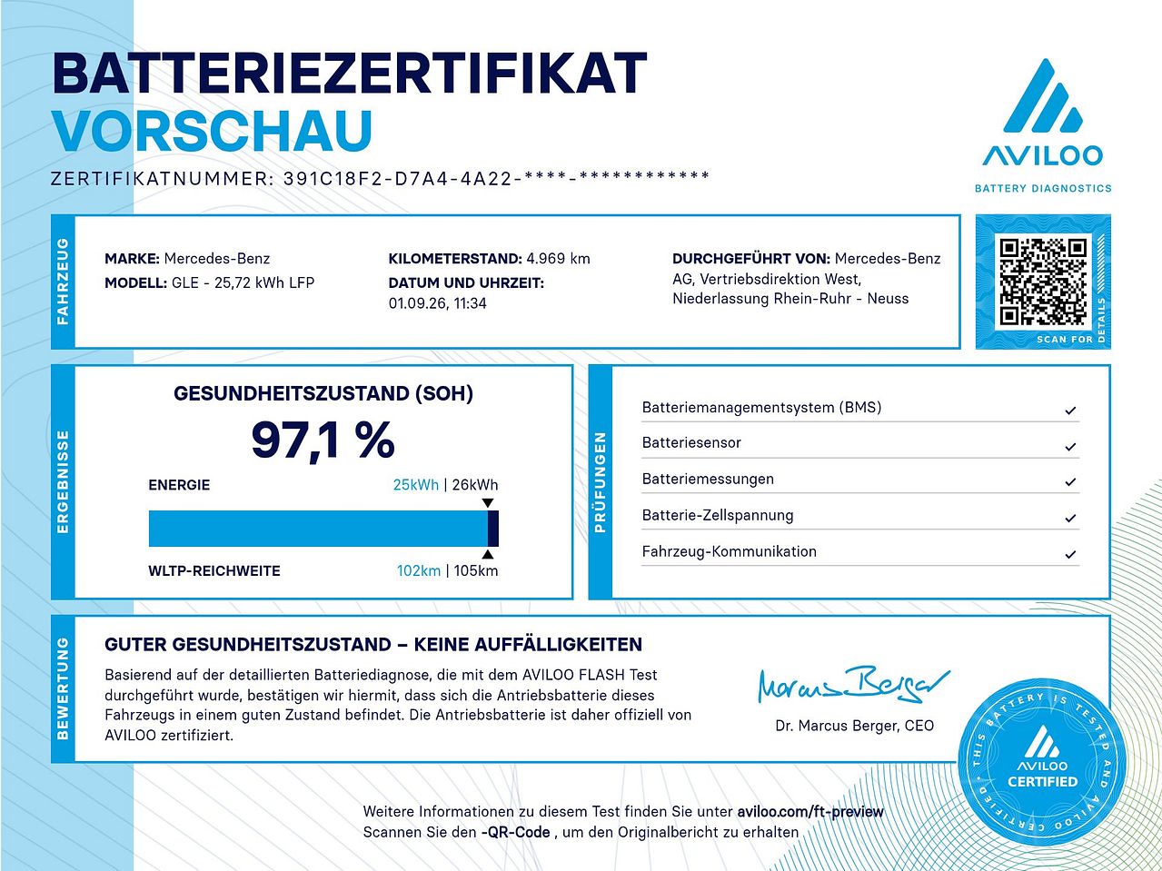 Batteriezertifikat 1 / 1