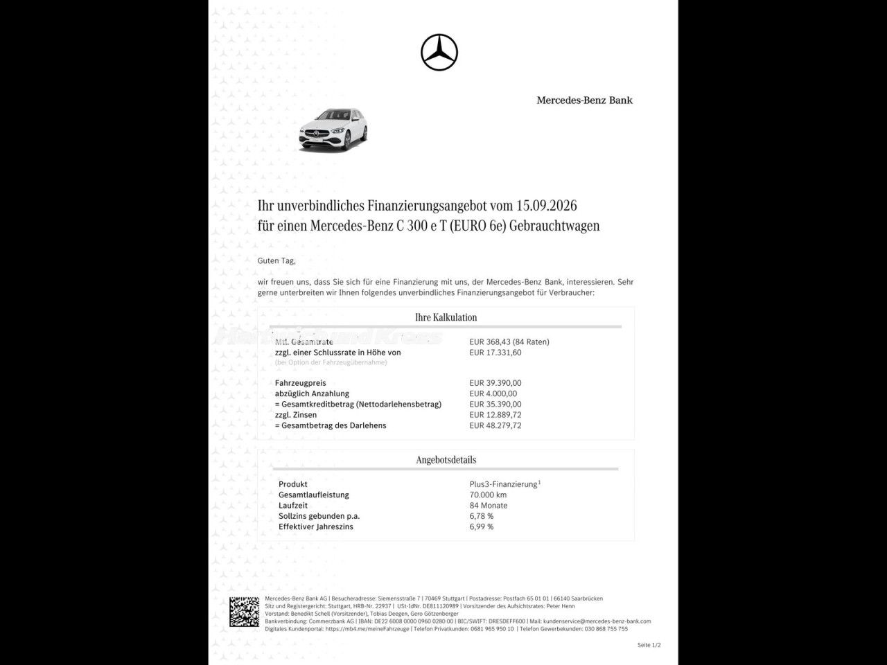 Mercedes-Benz C-Klasse – Bild 3