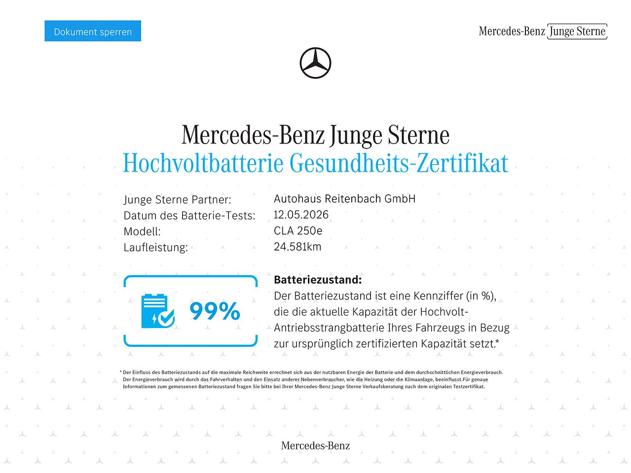 Batteriezertifikat 1 / 1