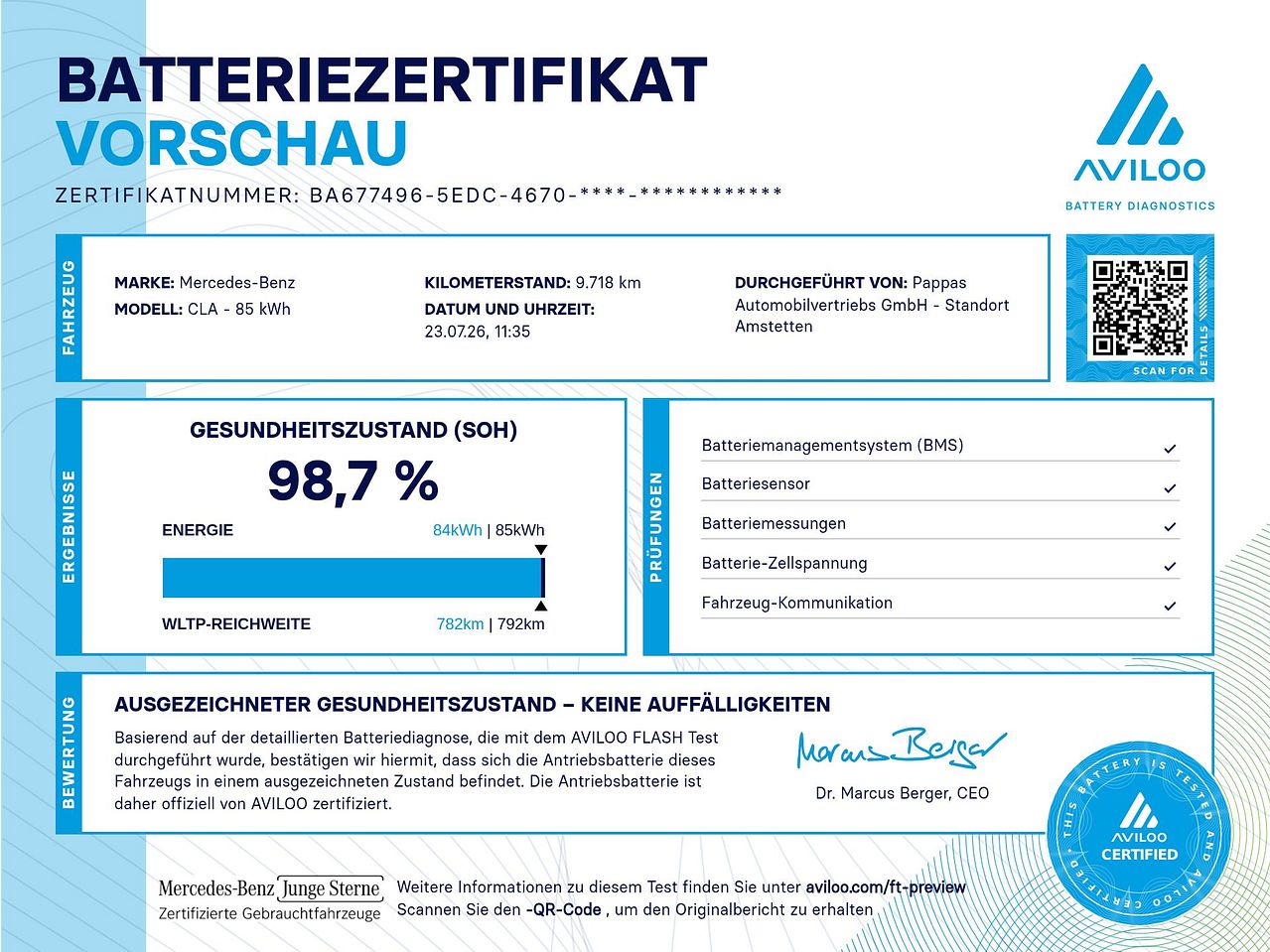 Batteriezertifikat 1 / 1
