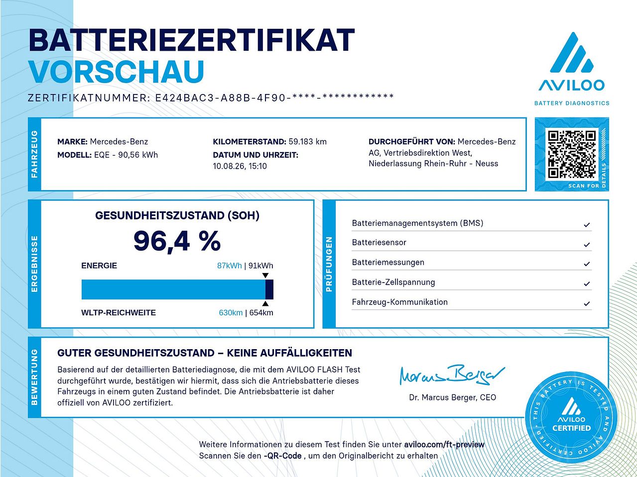 Batteriezertifikat 1 / 1