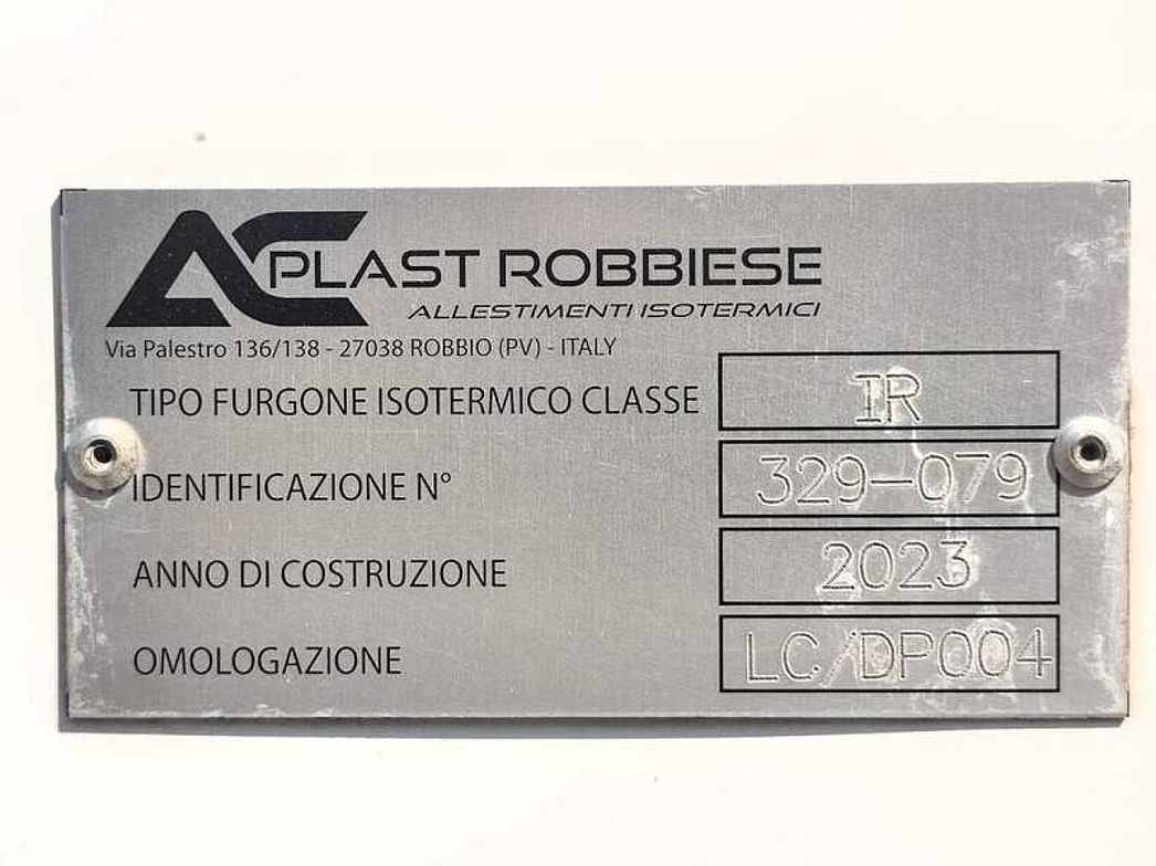 IVECO | 35C16 FURGONE ISOTERMICO CON FRIGO