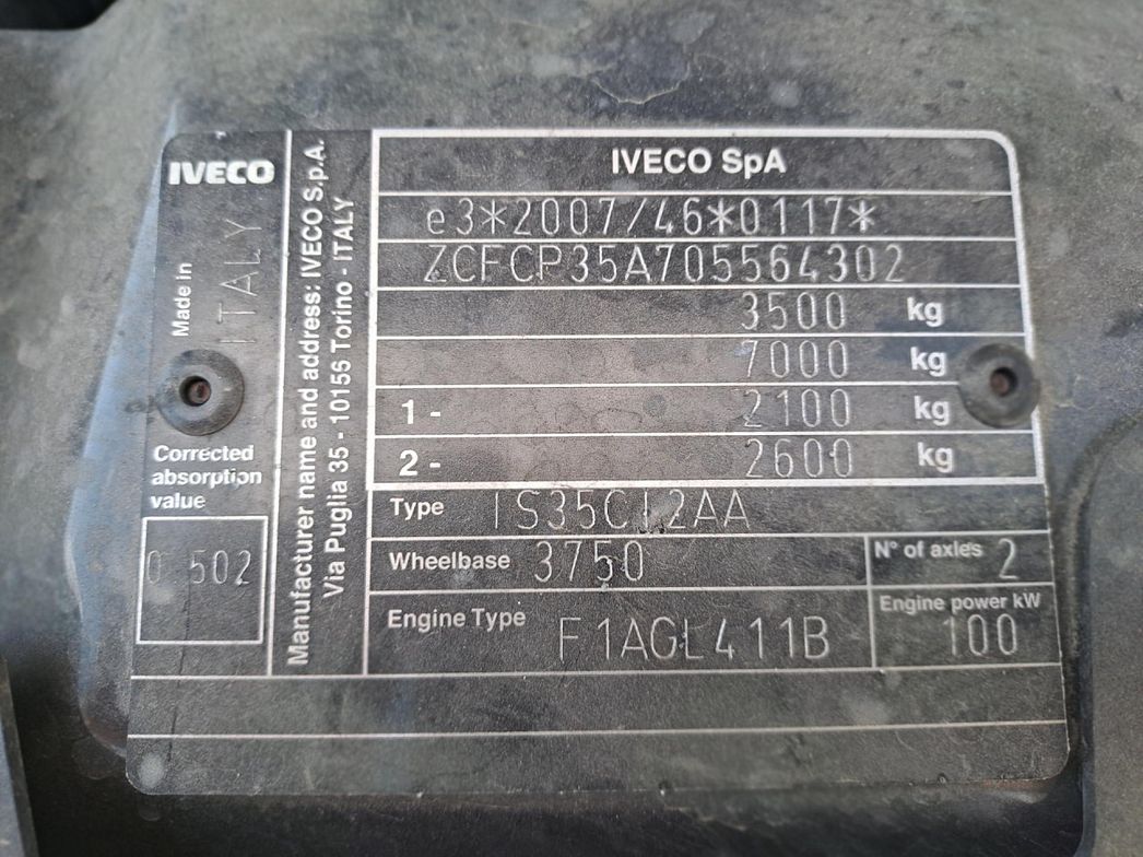 IVECO | DAILY 35C14H BOX