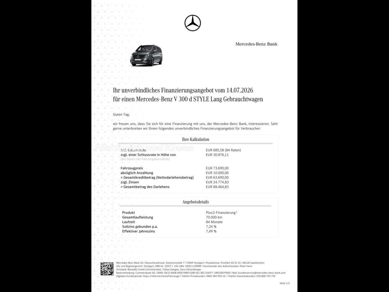 Mercedes-Benz V-Klasse – Bild 3