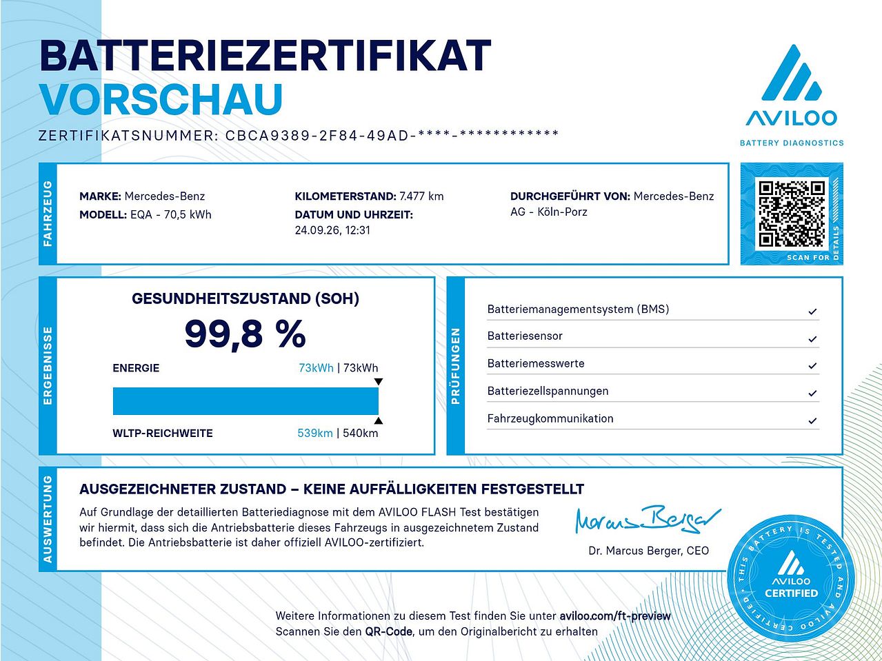 Batteriezertifikat 1 / 1