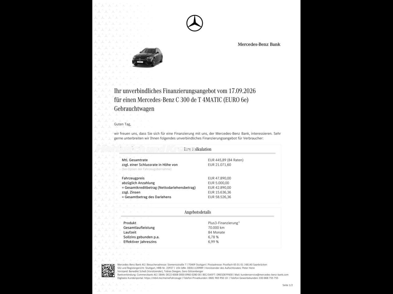 Mercedes-Benz C-Klasse – Bild 3