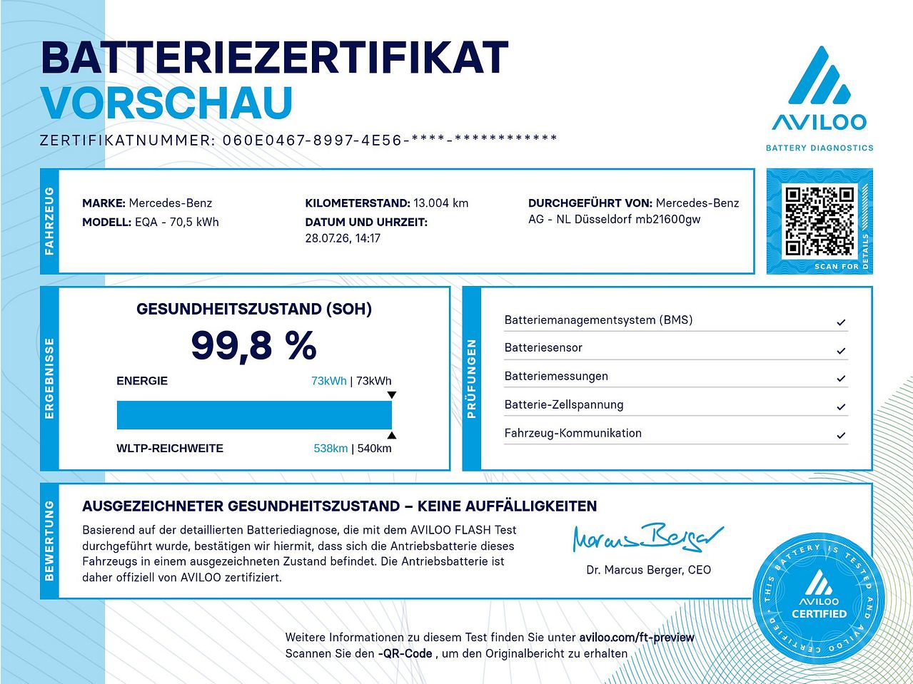 Batteriezertifikat 1 / 1